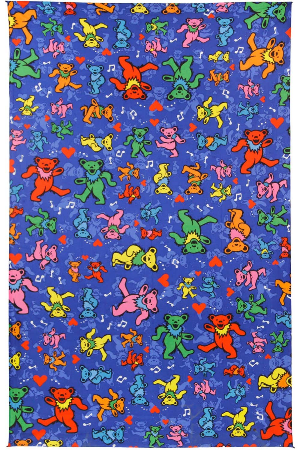 3D Licensed Grateful Dead Tapestry Jam Bears  2 Sizes: 60x90