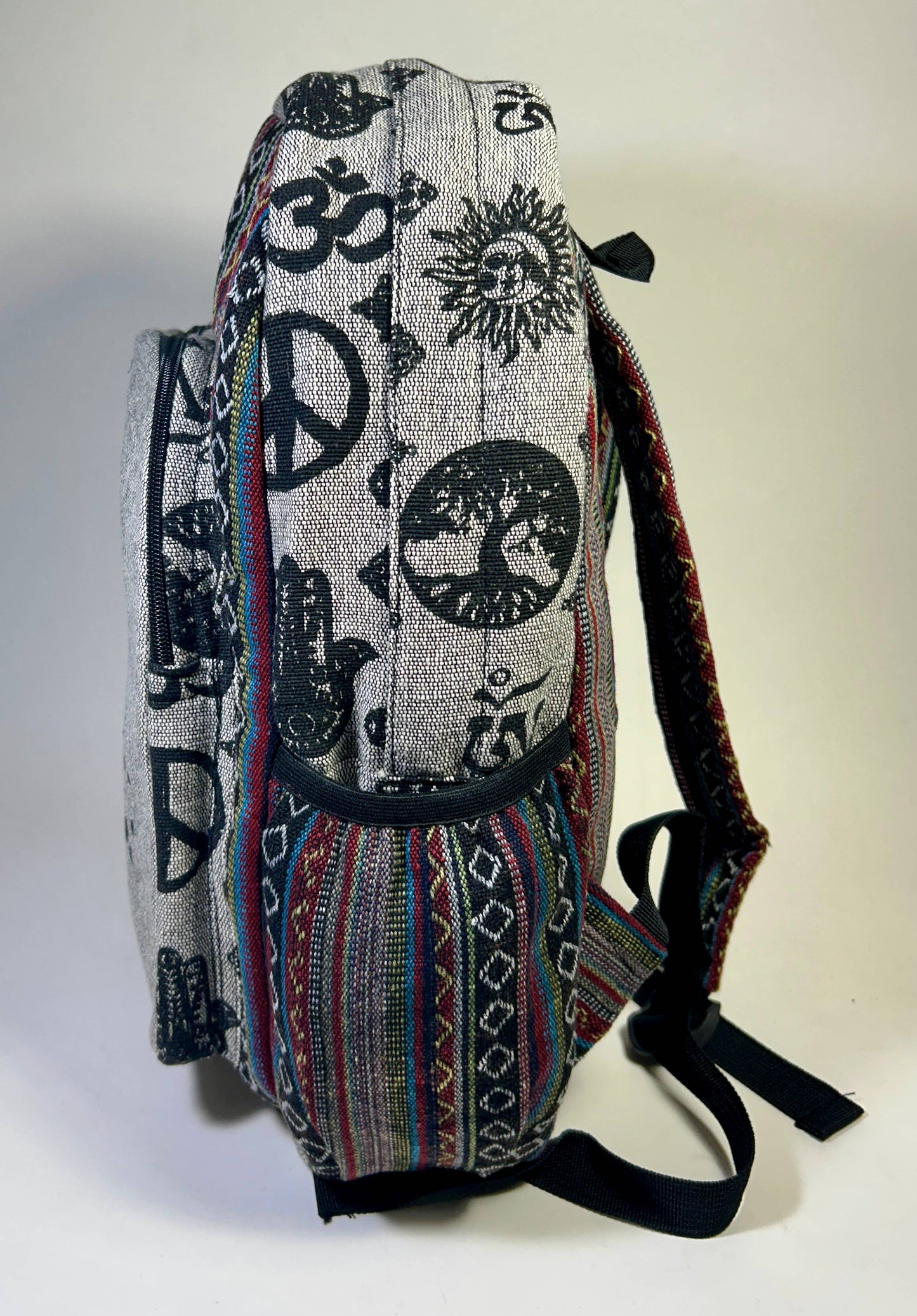 Large Mushroom Hemp Backpack