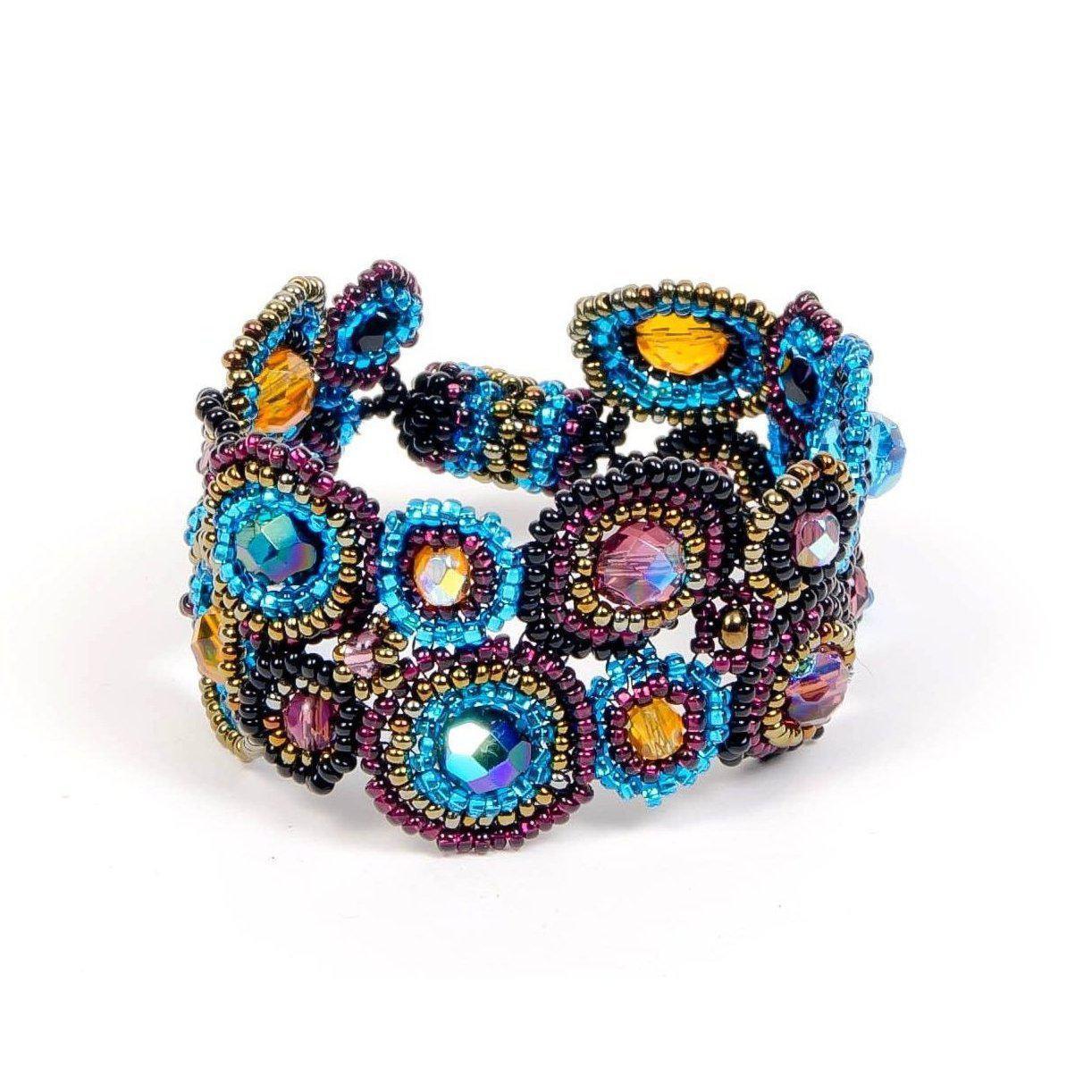 Bola Seed Bead Magnetic Closure Bracelet - Guatemala