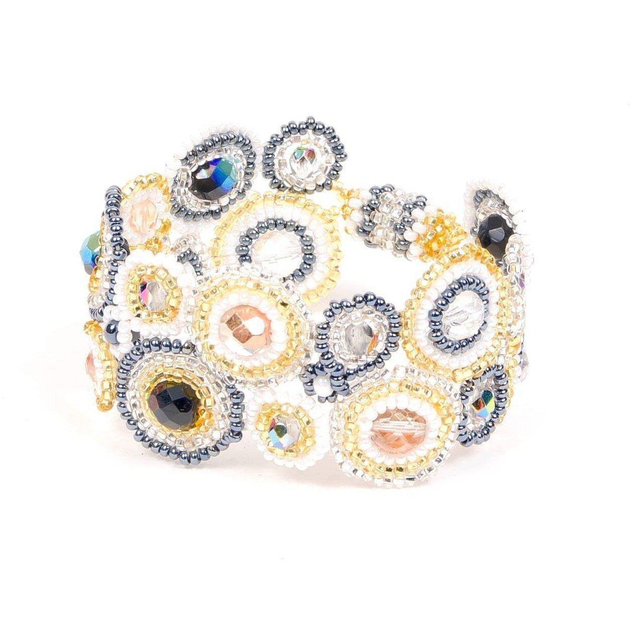 Bola Seed Bead Magnetic Closure Bracelet - Guatemala