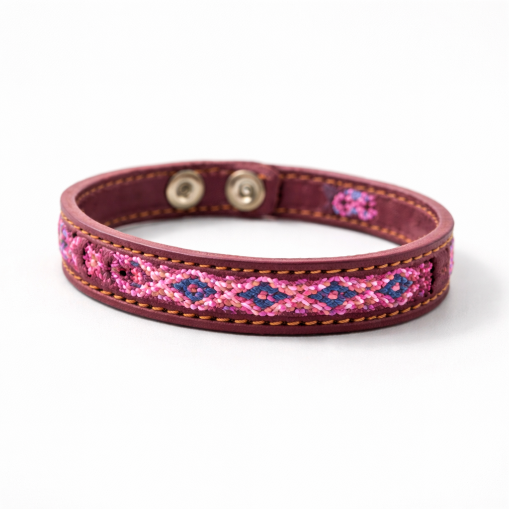 Vista Leather Adjustable Friendship Bracelet - Mexico