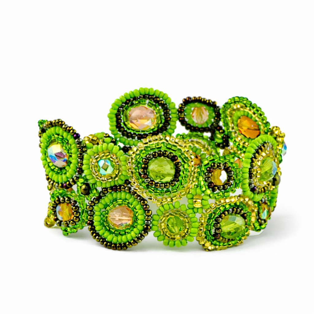 Bola Seed Bead Magnetic Closure Bracelet - Guatemala
