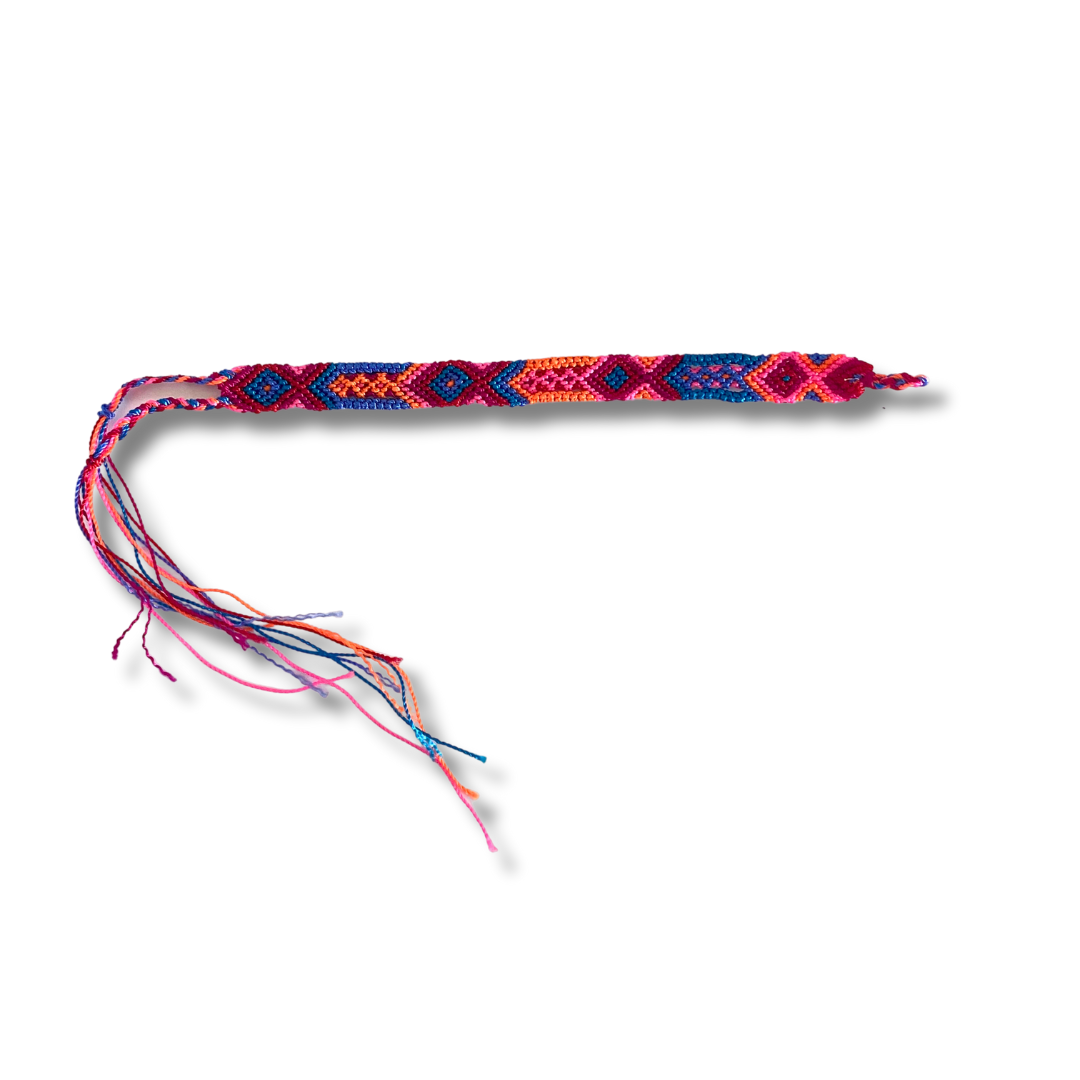 Friendship Woven String Bracelet Small Macrame - Choose Color - Mexico