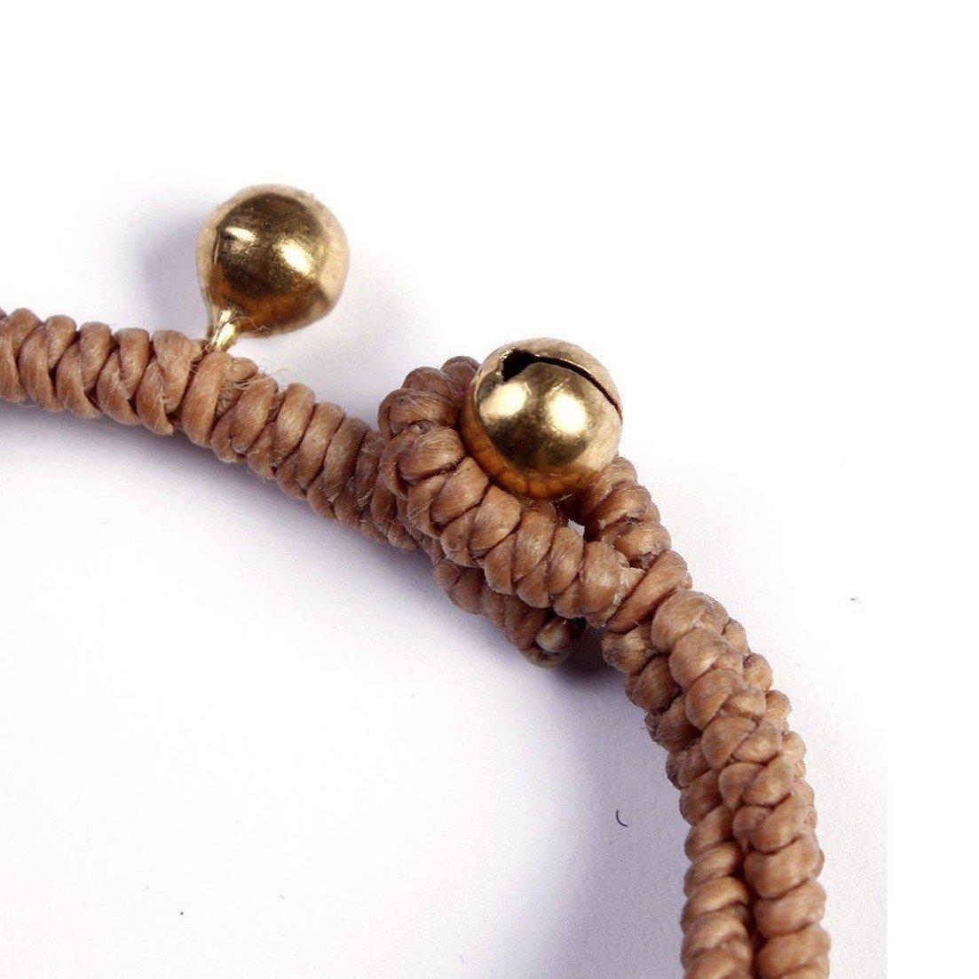Cherish Brass Metal Bead Adjustable Bracelet - Thailand