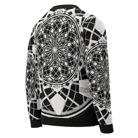Mystic Metamorphic Night | Knitted Crew Neck Sweater