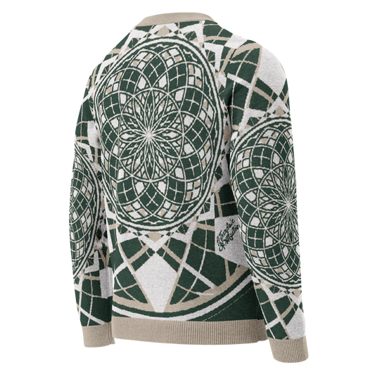 Mystic Metamorphic EarthTone | Knitted Crew Neck Sweater
