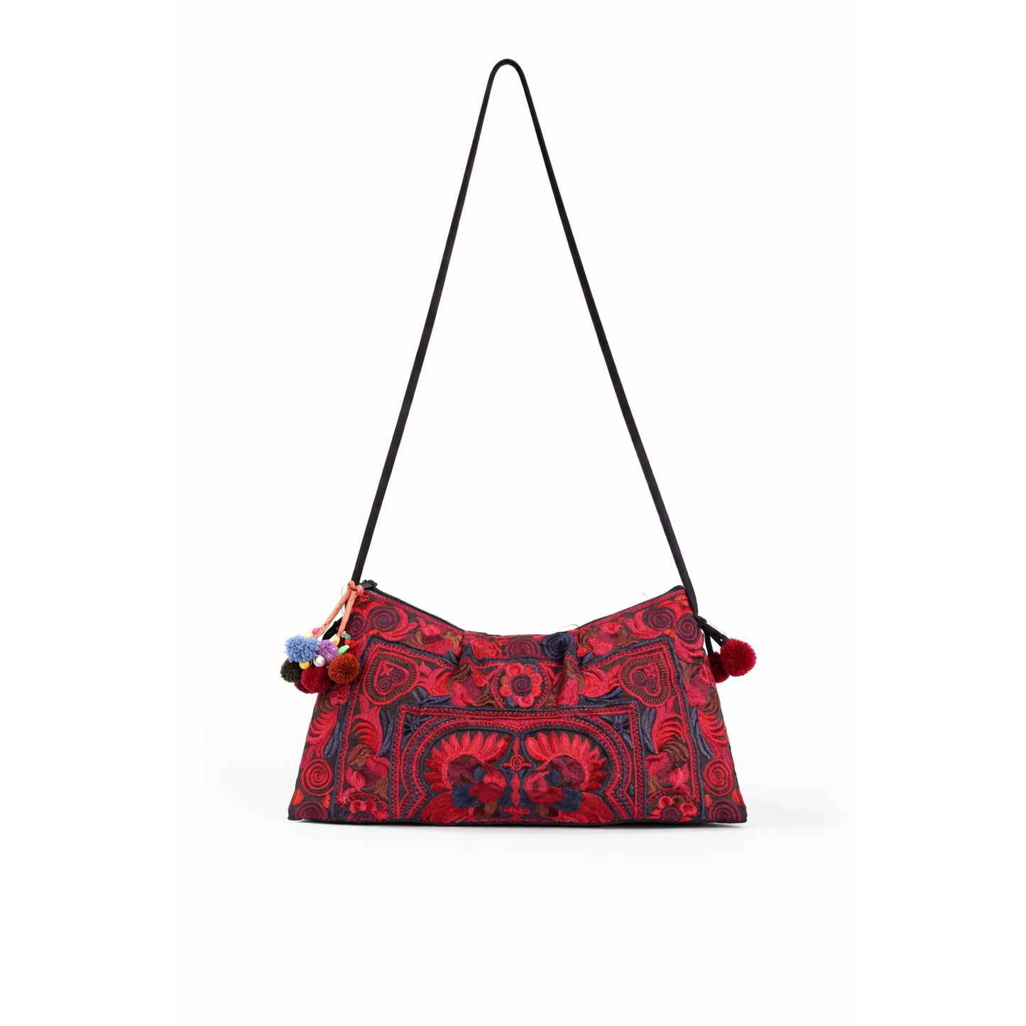 Leyla Embroidered Crossbody Hmong Purse - Thailand