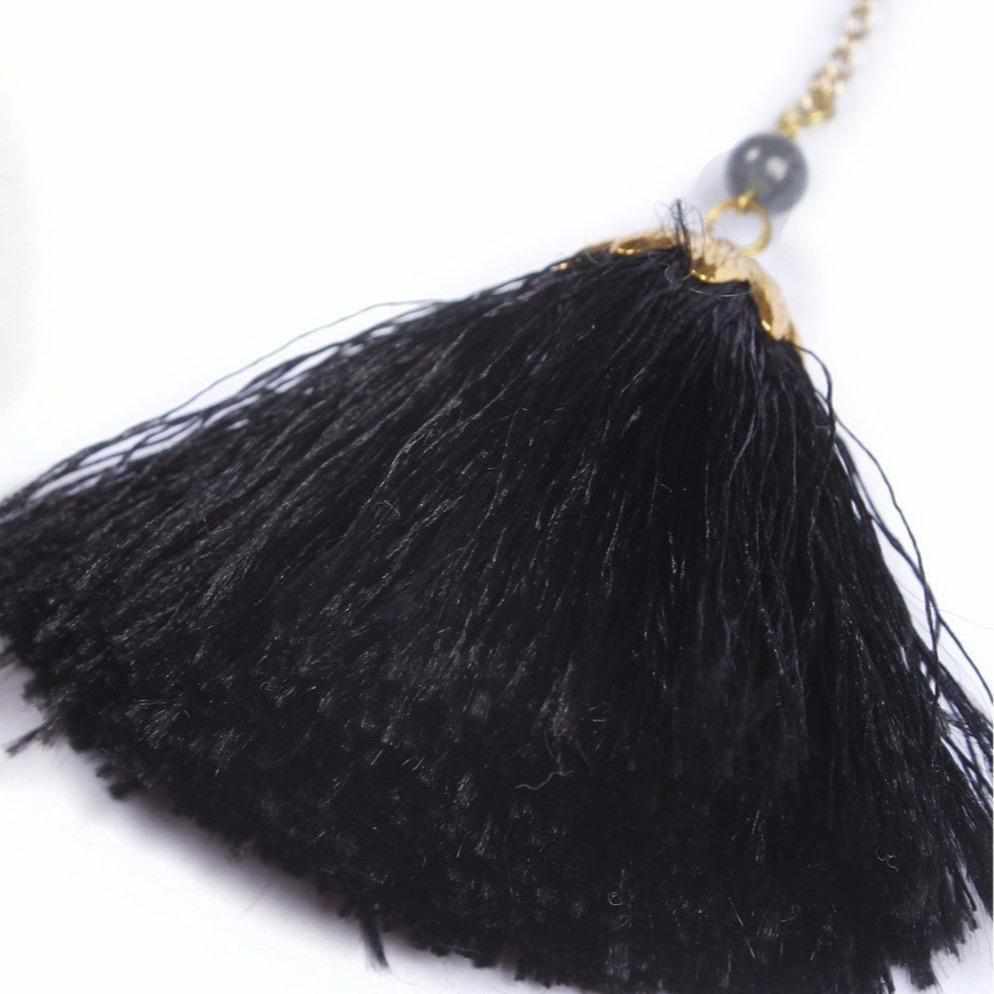 Dangling Tassel Earrings - Thailand