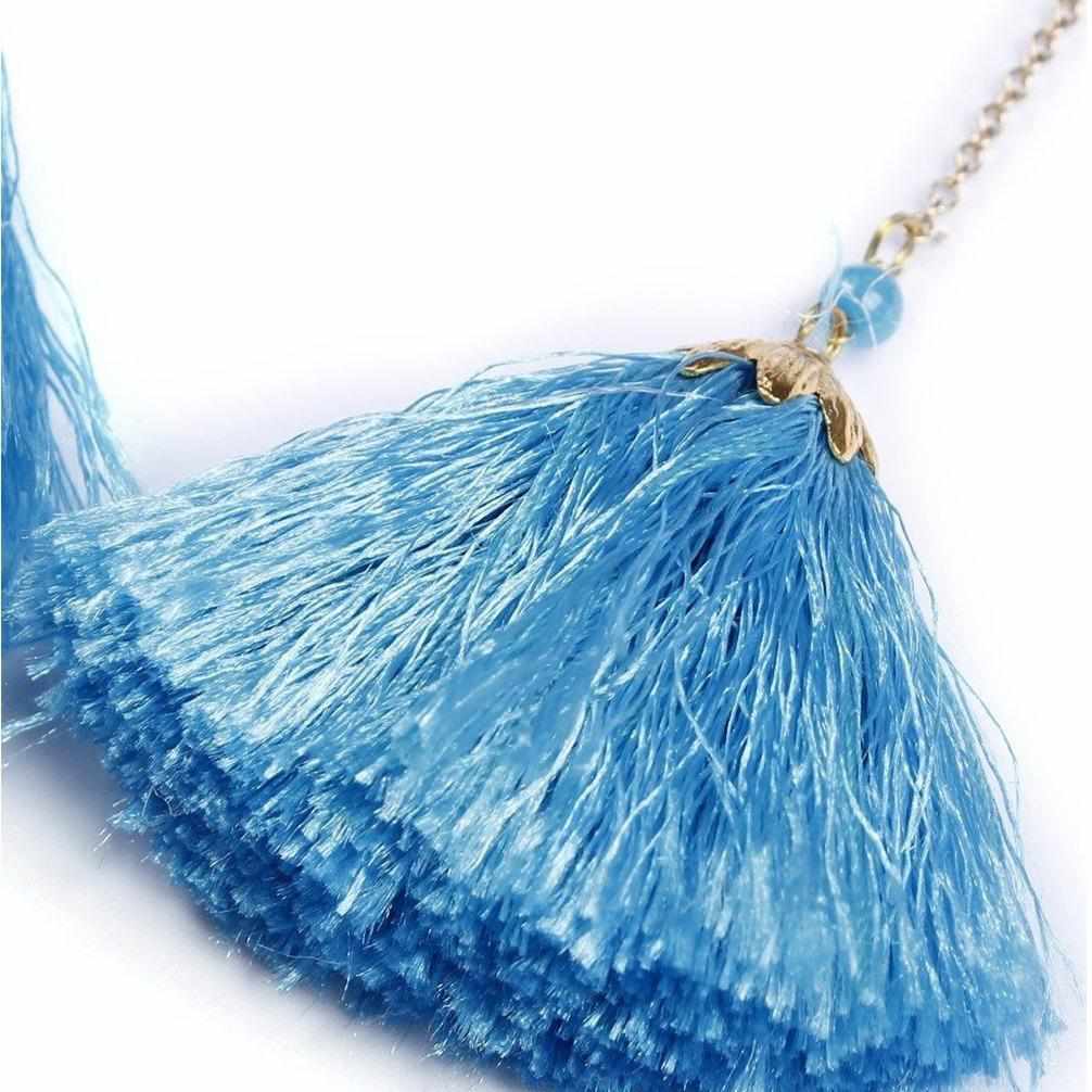 Dangling Tassel Earrings - Thailand