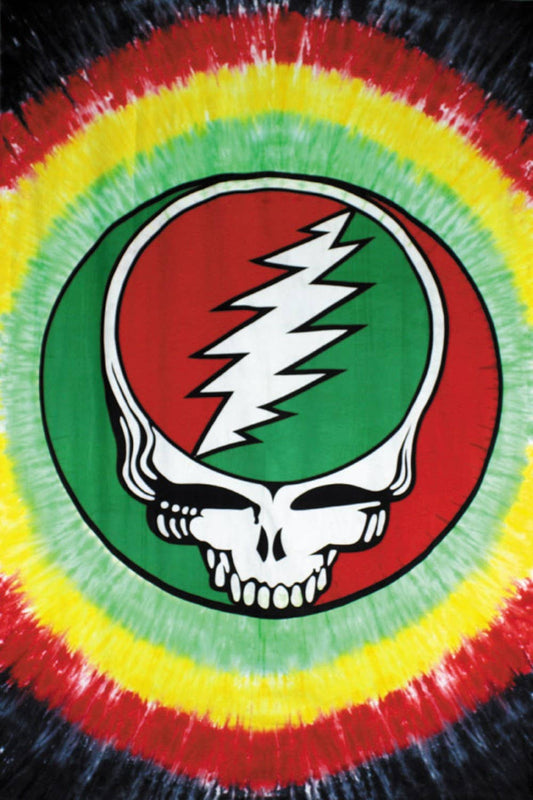 Grateful Dead Tapestry Rasta SYF Tie Dye Hippie Tapestries: 60x90 inches