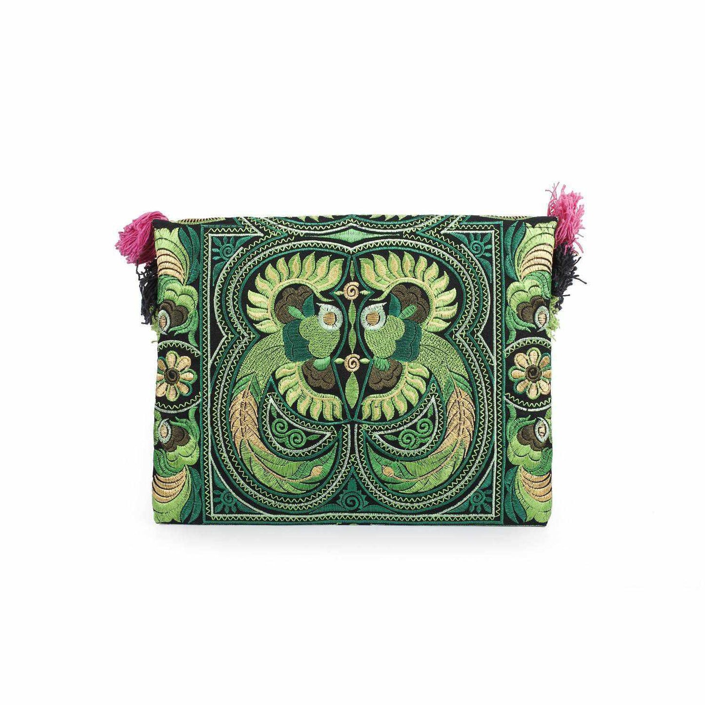 Embroidered Multi Tassel Clutch Bag iPad Case – Thailand