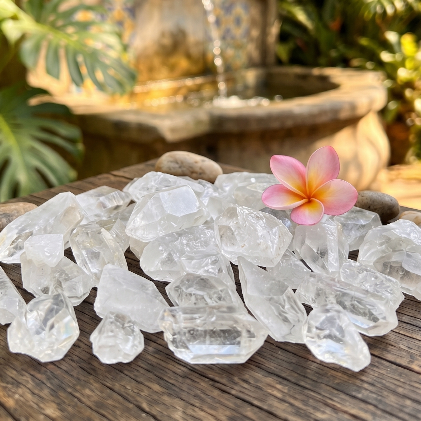 Rough Raw Clear Quartz Crystals (By The Piece or Pound)