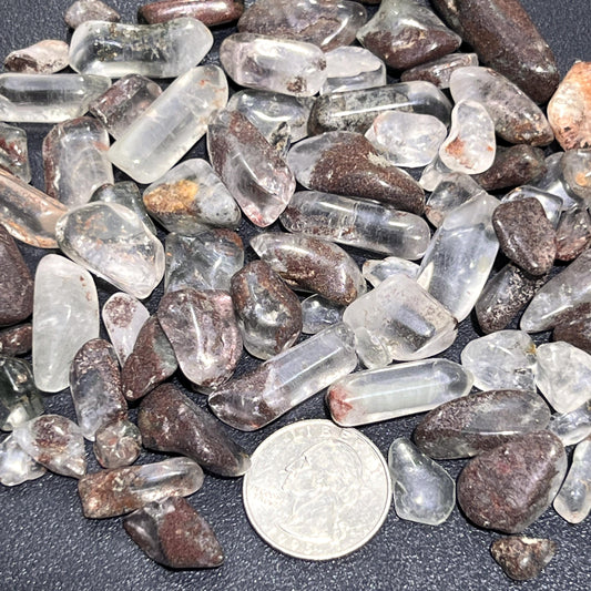Garden Quartz Crystal Small Tumbled Stones (By The Ounce Or Pound)