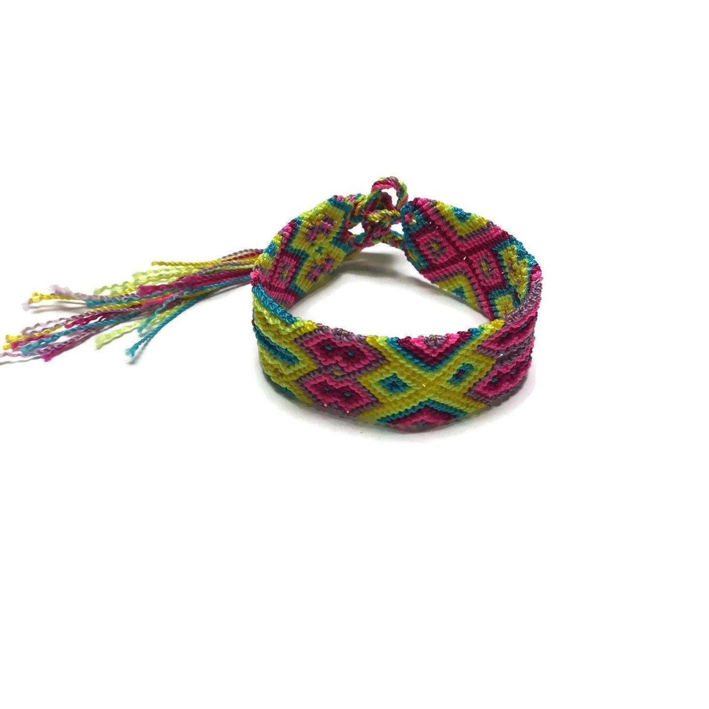 Friendship Macrame Woven Boho String Bracelet (4 Sizes) - Mexico