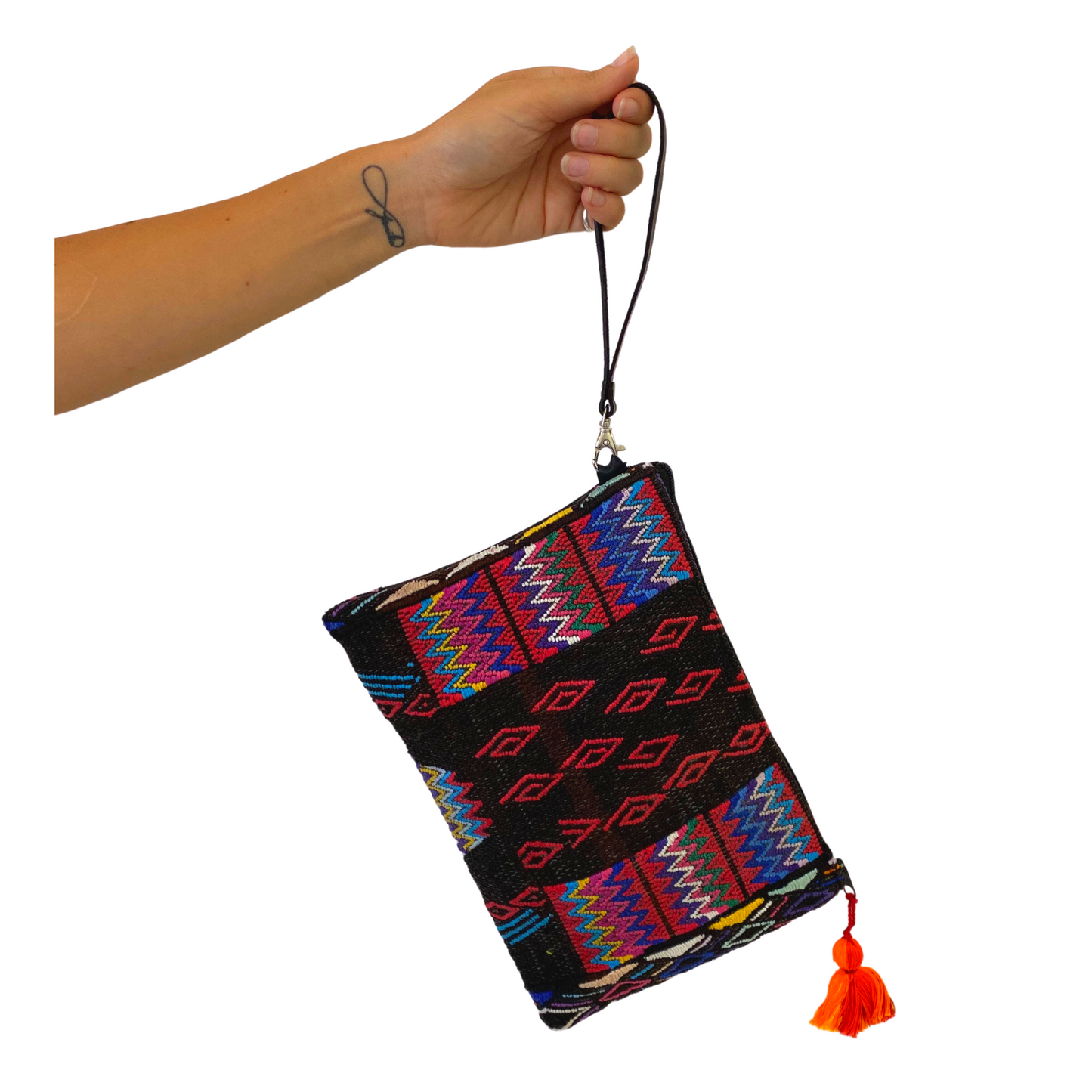 Gitana Huipil Upcycled Wristlet - Guatemala