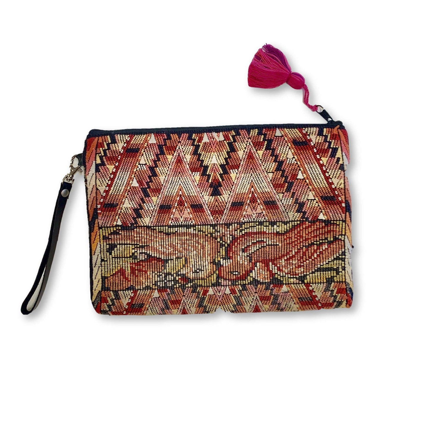 Gitana Huipil Upcycled Wristlet - Guatemala