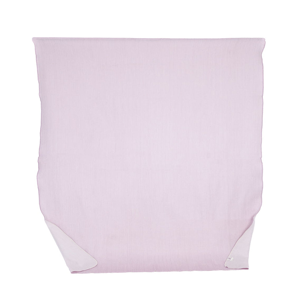 Reversible Alpaca Throw Blanket Handwoven From Ecuador - Lavender & White - Kani Collection