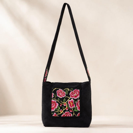 Tahj Limited Edition Embroidered Crossbody Bag - Thailand