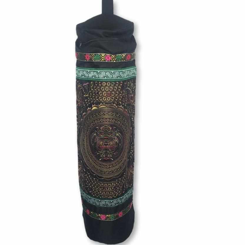 Mandala Embroidered Yoga Bag - Thailand