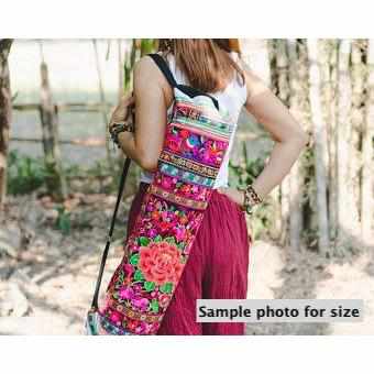 Mandala Embroidered Yoga Bag - Thailand