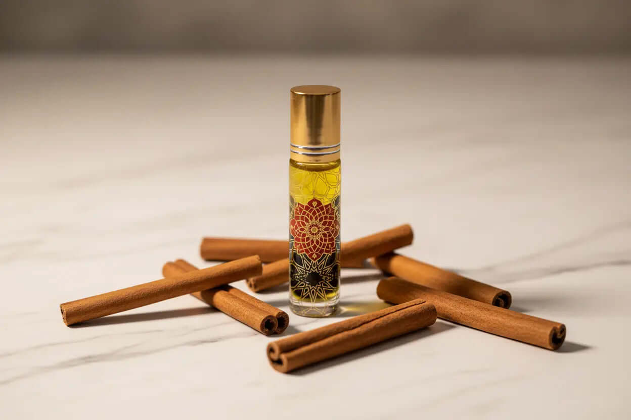 Cinnamon and Garnet Infusion Body Roll-On