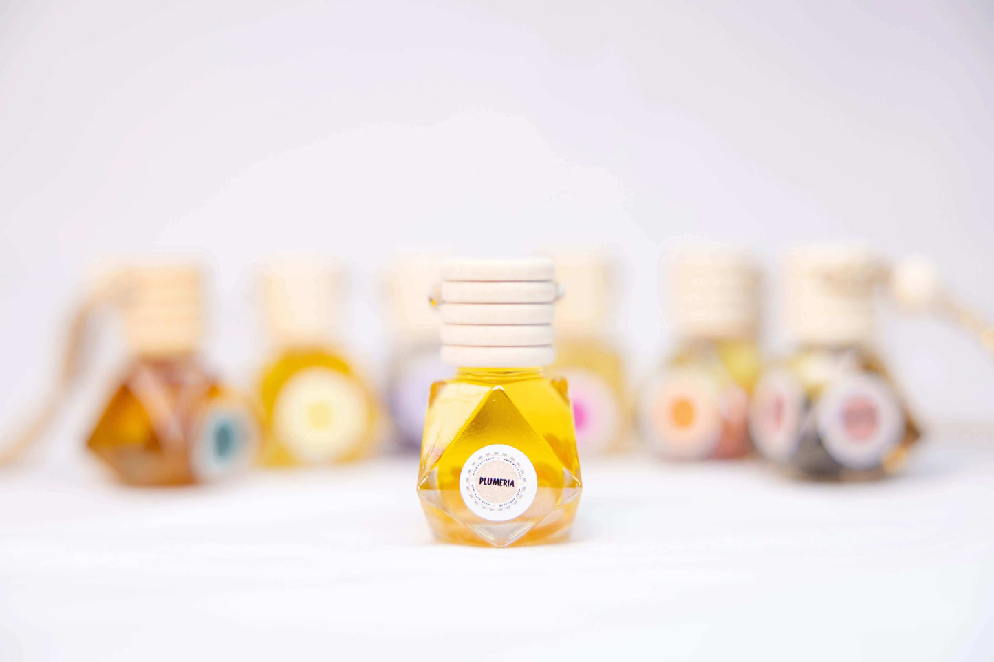 Natural Essential Oils Car Diffuser | Crystal-Infused