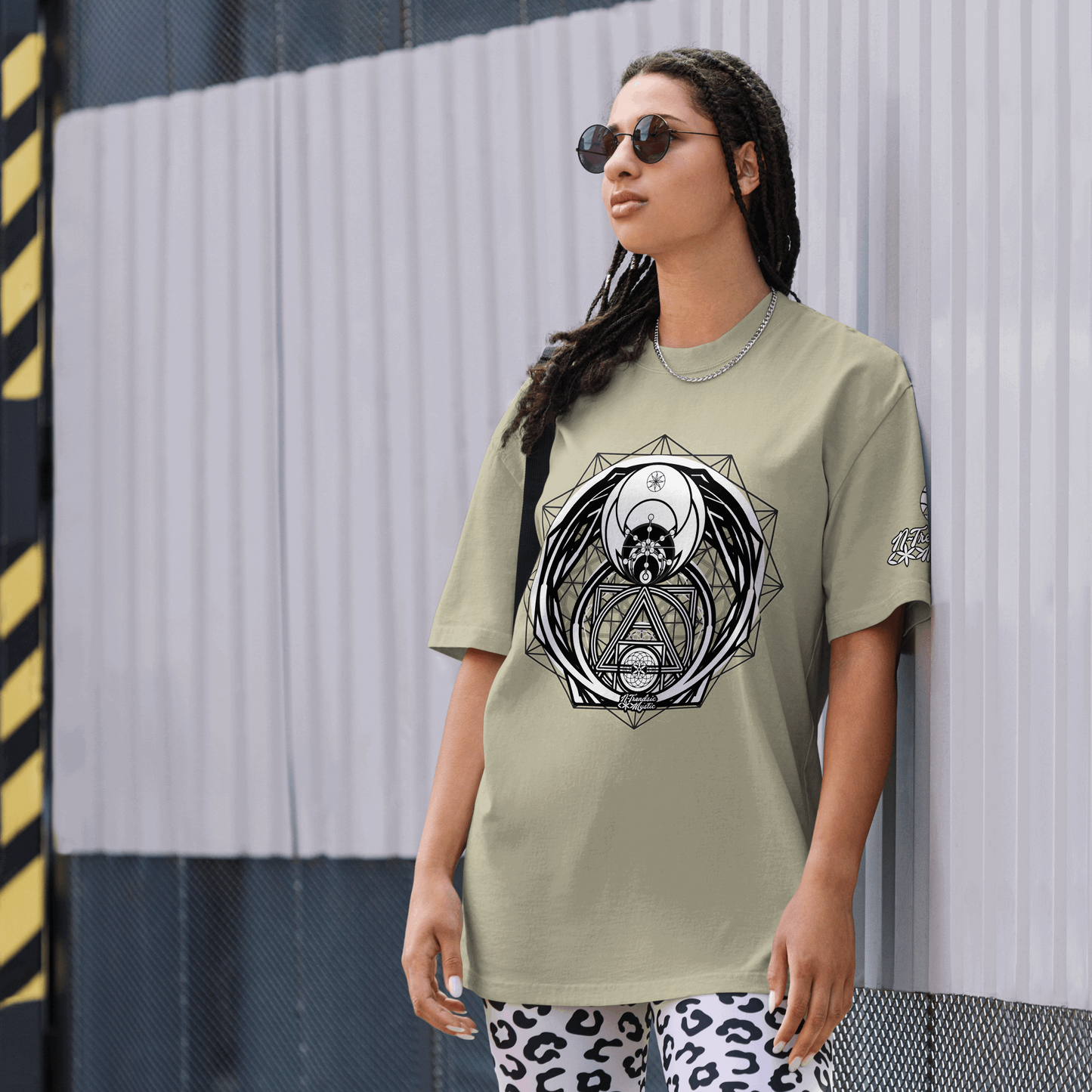 Magus Medallion | Oversized Faded T-Shirt