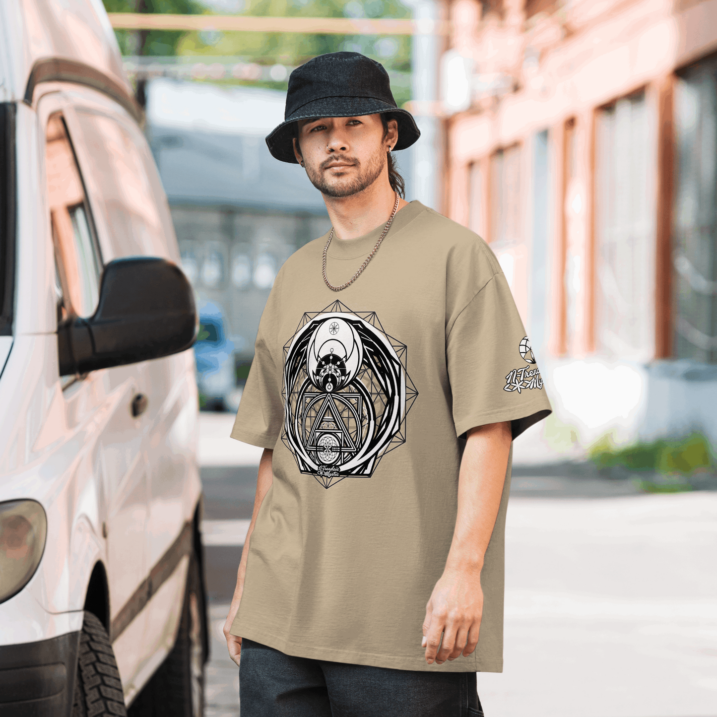 Magus Medallion | Oversized Faded T-Shirt