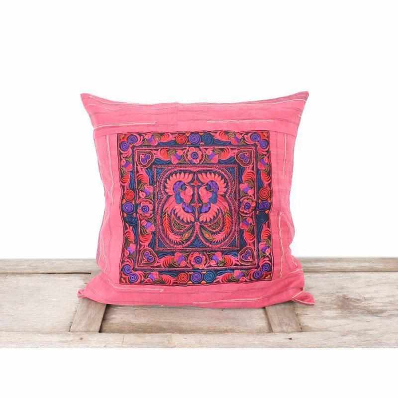 Oversized Sunan Embroidered Pillow Cover - Thailand