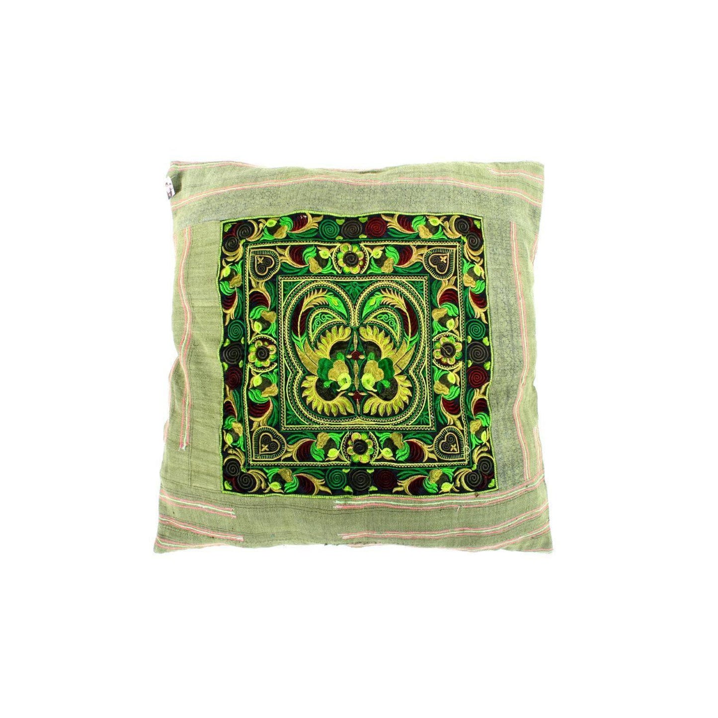 Oversized Sunan Embroidered Pillow Cover - Thailand