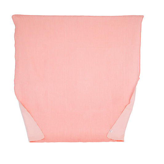 Reversible Alpaca Throw Blanket Handwoven From Ecuador - Pink & White - Kani Collection