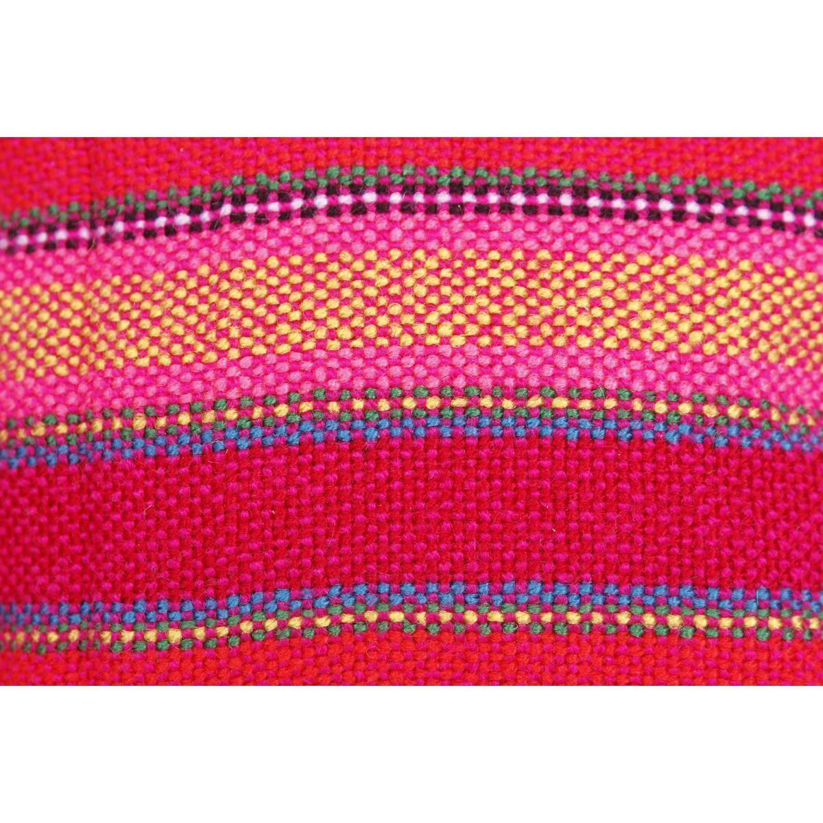 Pink Woven Karen Fabric Hmong Coin Pouch - Thailand