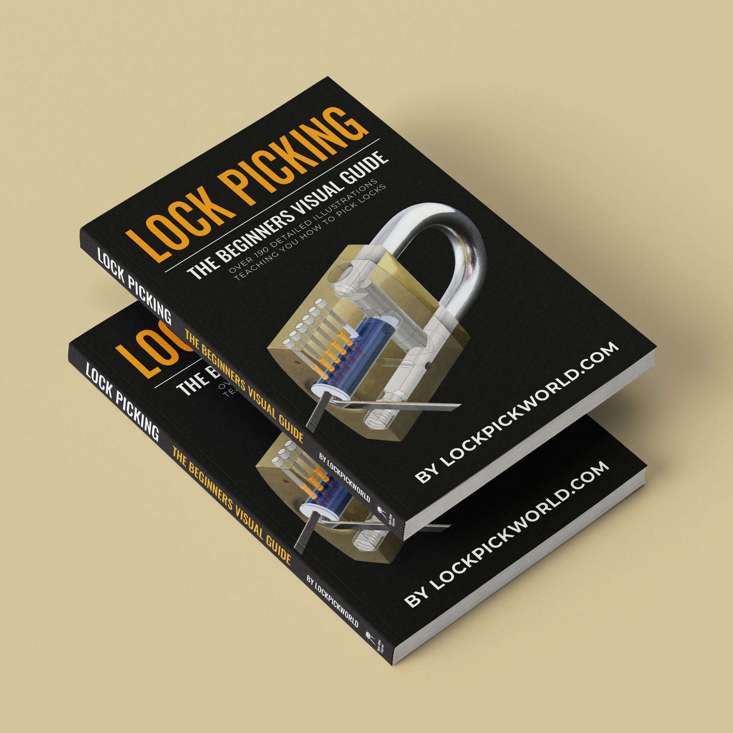 Lock Picking Book - Beginners Visual Guide, 190 Color Illustrations