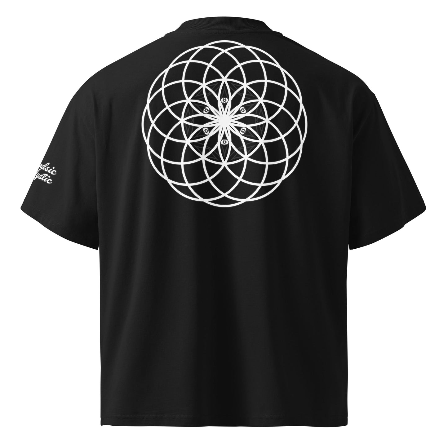 Mystic Eyes | Organic Oversized High Neck T-Shirt