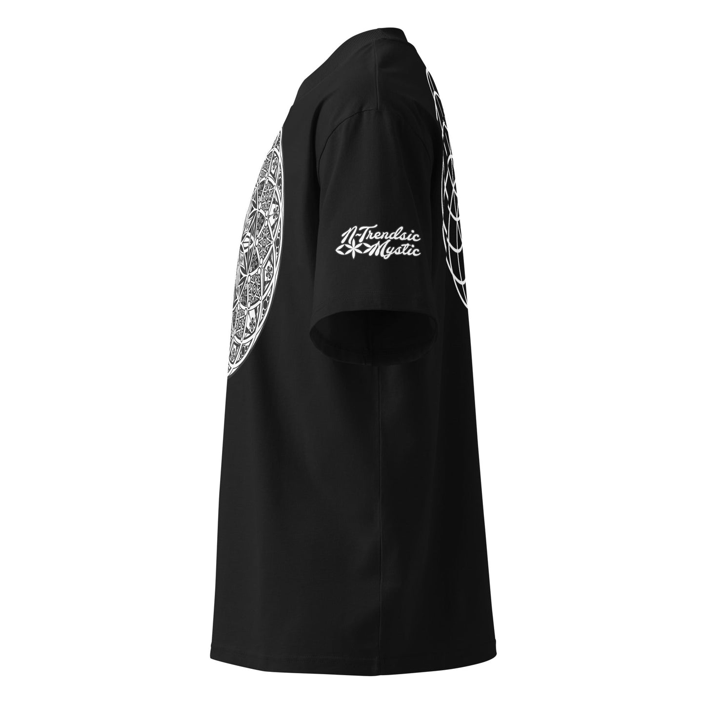 Mystic Eyes | Organic Oversized High Neck T-Shirt