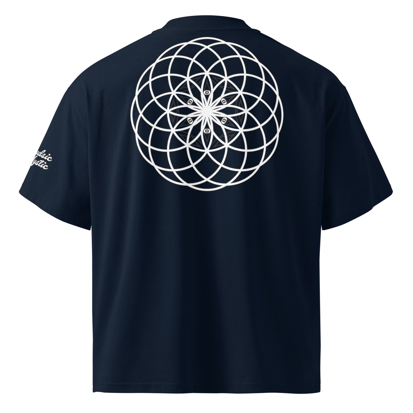 Mystic Eyes | Organic Oversized High Neck T-Shirt