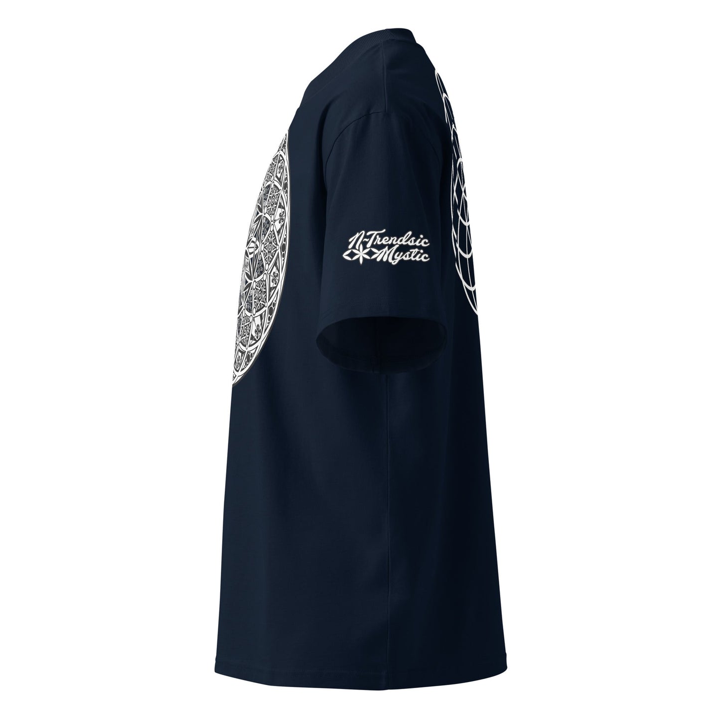 Mystic Eyes | Organic Oversized High Neck T-Shirt