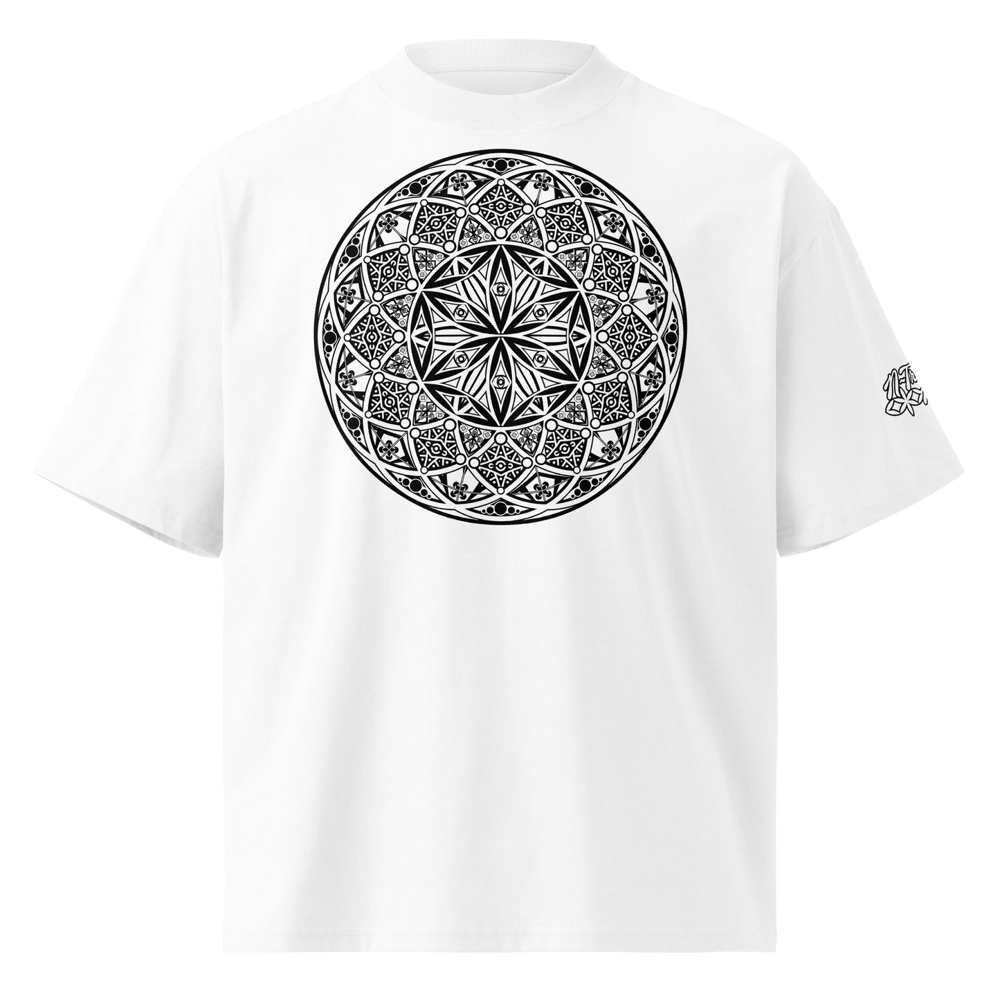 Mystic Eyes | Organic Oversized High Neck T-Shirt