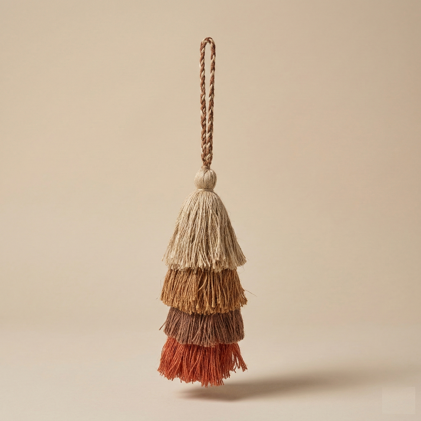 Waterfall Tassel Zipper Pull | Colorful Handmade Charm from Mexico