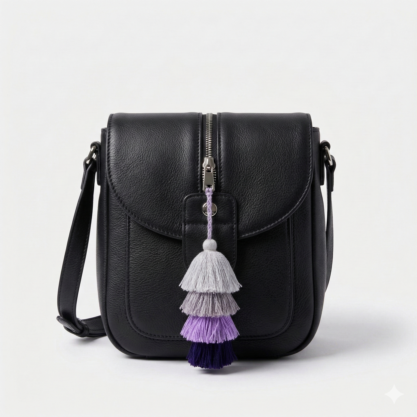 Waterfall Tassel Zipper Pull | Colorful Handmade Charm from Mexico