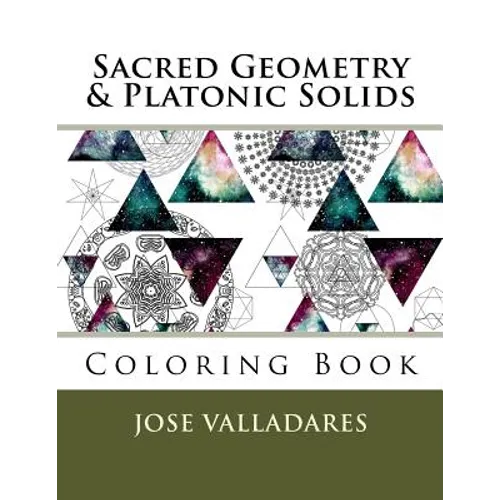 Sacred Geometry & Platonic Solids Coloring Book - Paperback